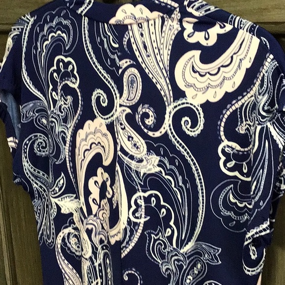 Soma blue and pink paisley top - Picture 5 of 6